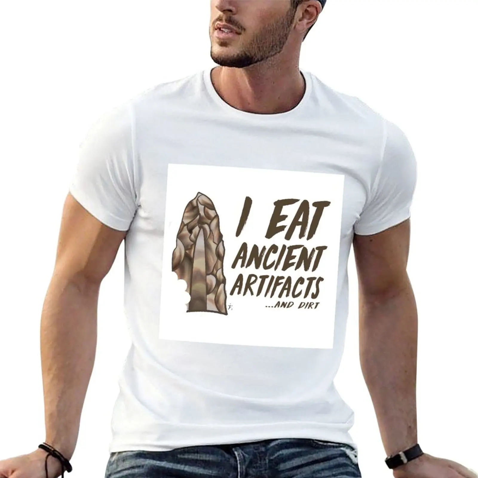 I Eat Ancient Artifacts T-Shirt valentines boutique clothes plain t shirts men