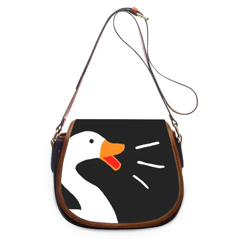 Untitled Goose Game 3D Print New Fashion Women Crossbody Bag Luxury Handbags Women Bags Zipper Shoulder Bag Women Shoulder Bag