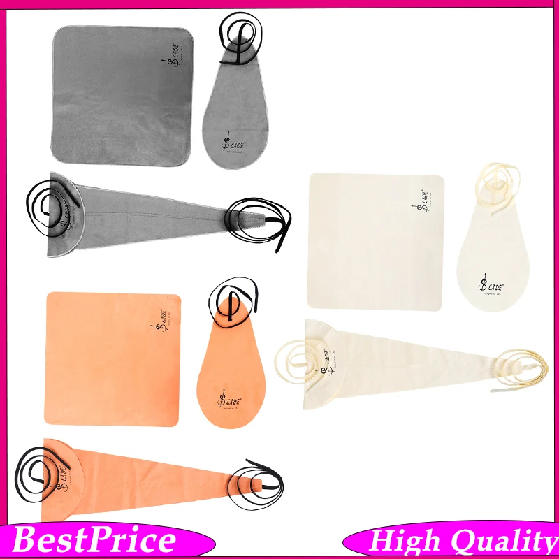  SLADE  3-in-1 Cleaning Cloth Lacquer Surface Soft Cotton Lint-Free Reusable & Universal for Trumpet, Trombone Saxophone & More