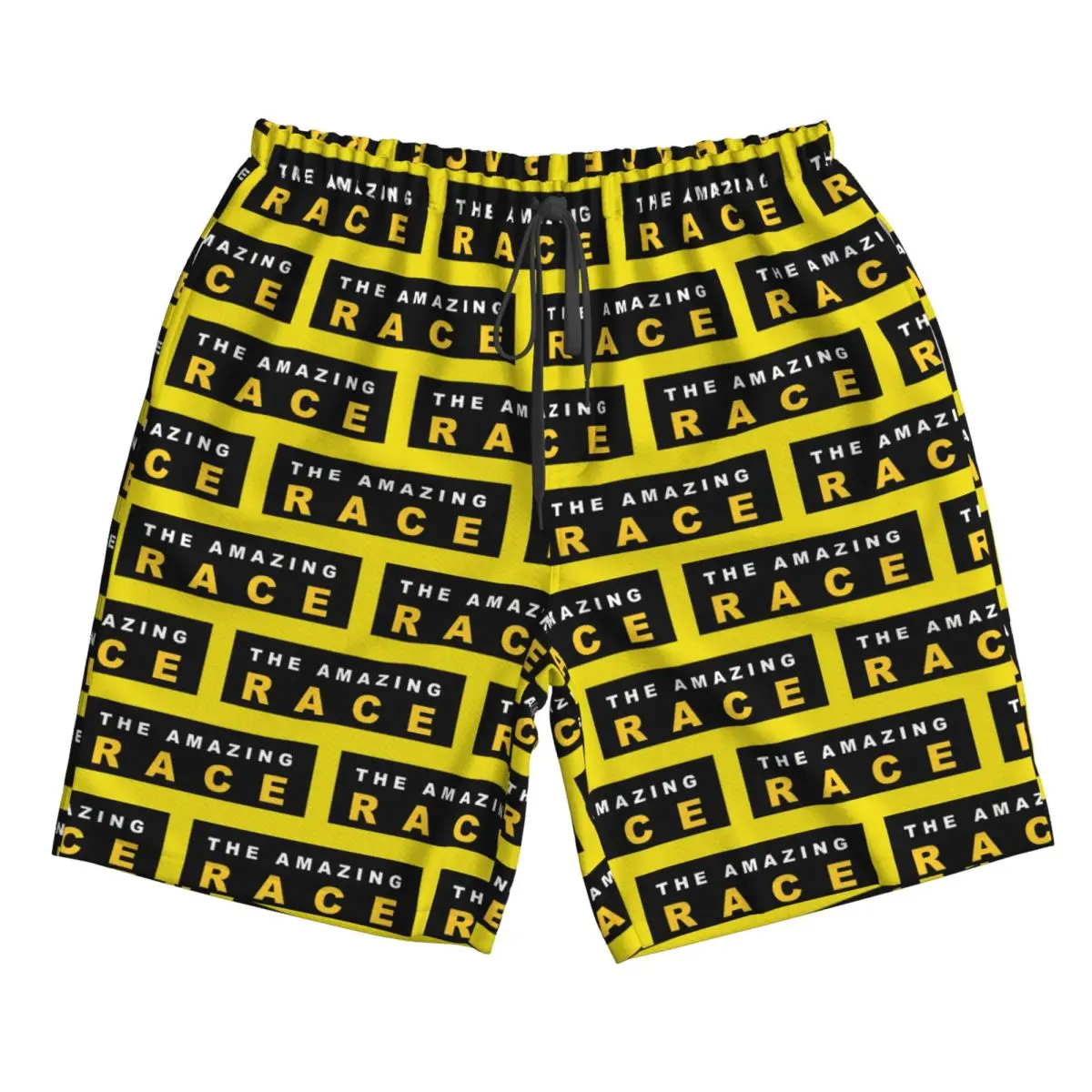 

Roudtour Amazing Race Trunks Beach Board Shorts Casual Quick Dry Swim Summer Men Pants