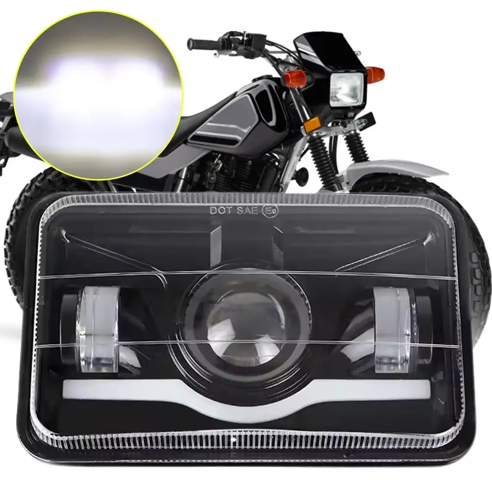 

Projector 4"x6" LED Headlight H4656 H4651 LED Headlamp For Honda XR650L 1993-2013 XR250L XR650R XR400R High Low Beam & DRL G6E3