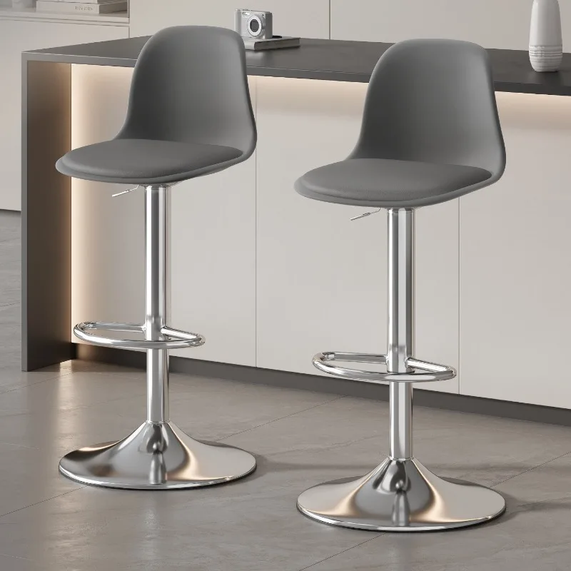 

Bar chair lift high stool simple bar chair silver table commercial bar stool back chair