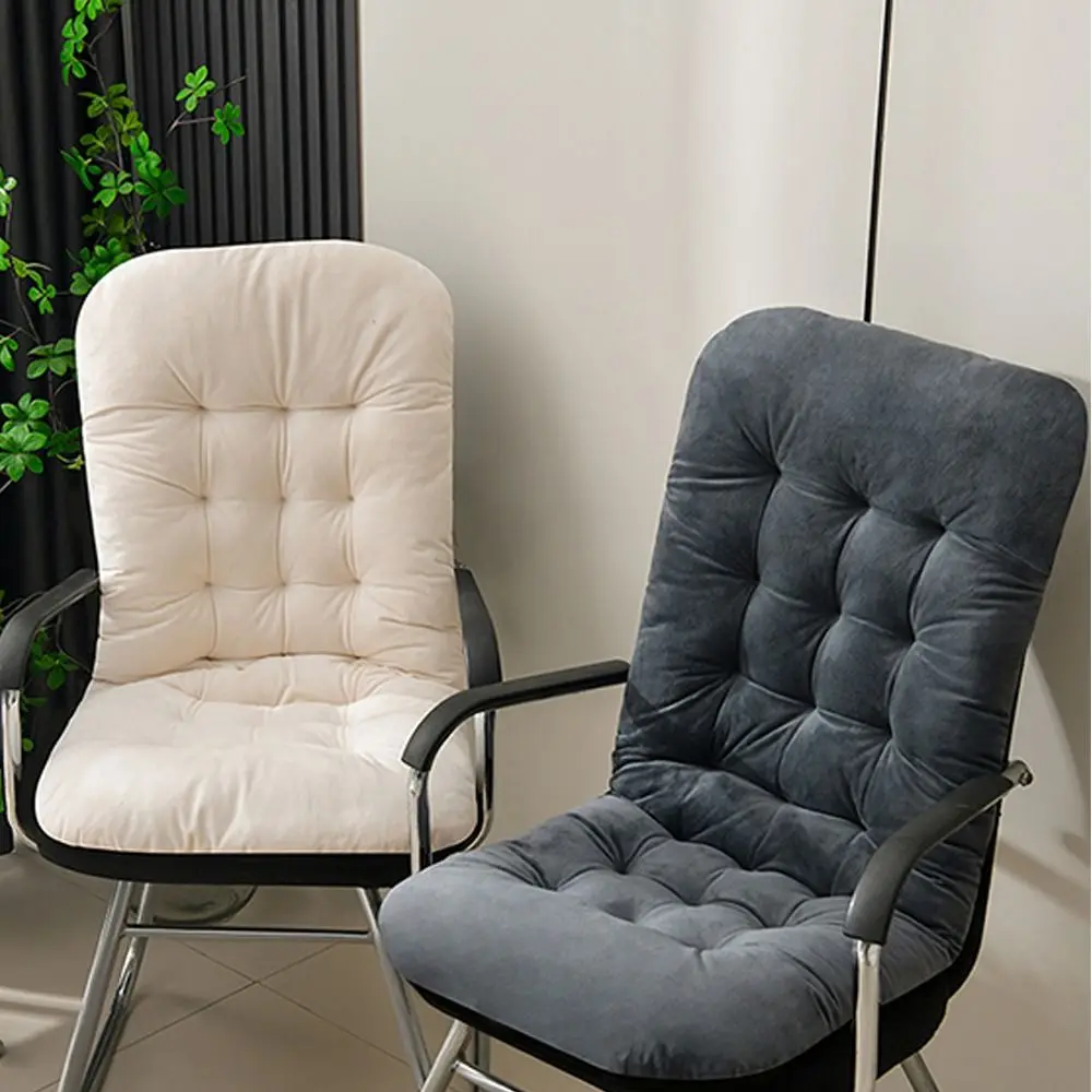 Verdicktes 45*93cm Stuhlkissen, Waschbare Hängesessel-Baumwollauflage, 2-in-1 Langer Pouf Rückenlehne Kissen für Zuhause