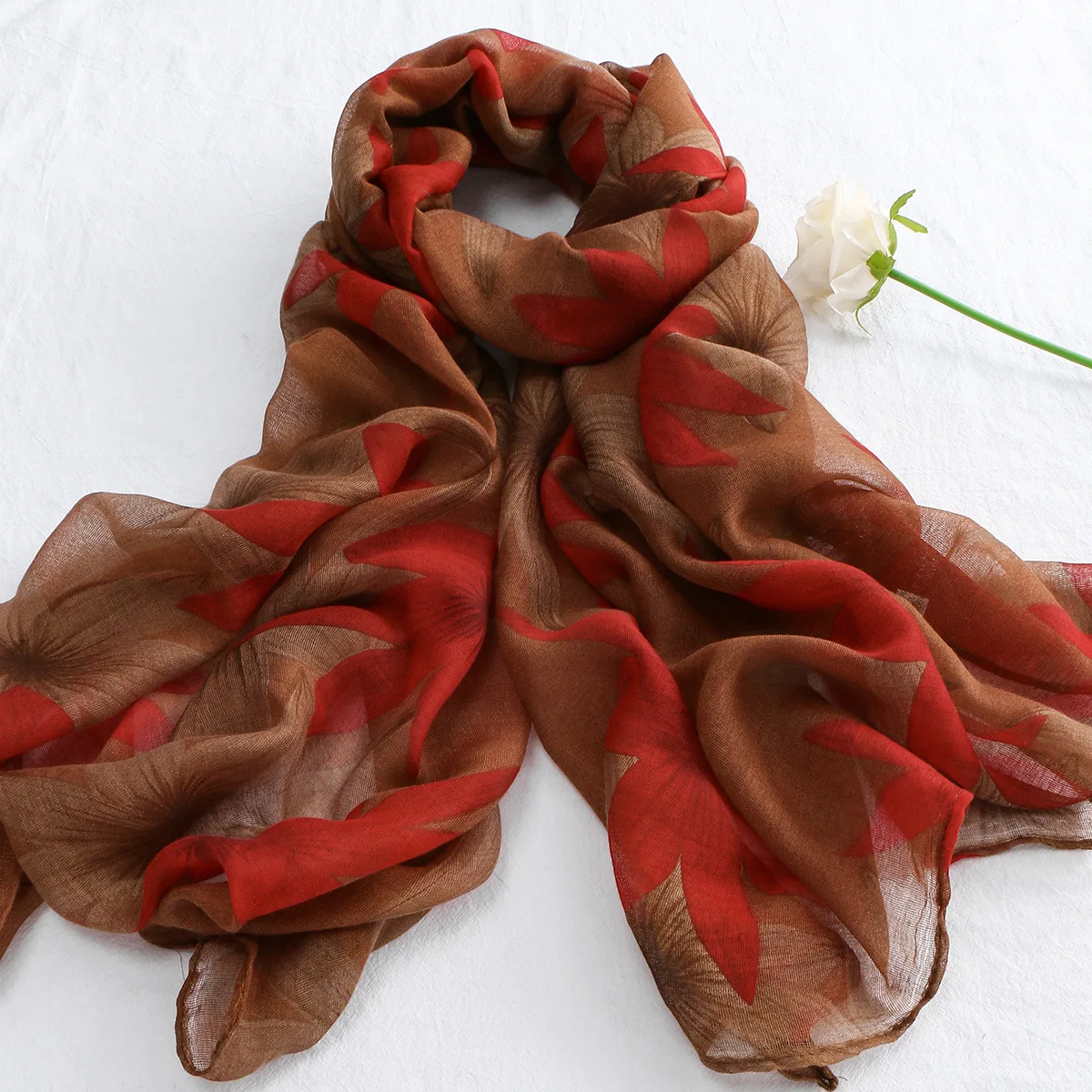 Vintage etnische bedrukte hija - Vintage Fashion Hijab recensie en prijs