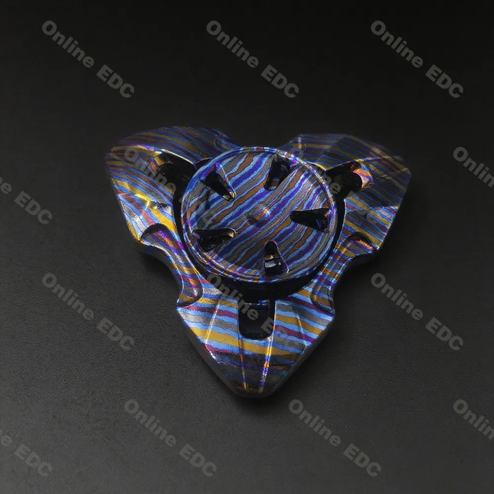 Used EDC Toys Novo Studio Zircuti Fidget Spinner Fidget Toys For Adults Office Desk Accessories Novelty Toy Gyro