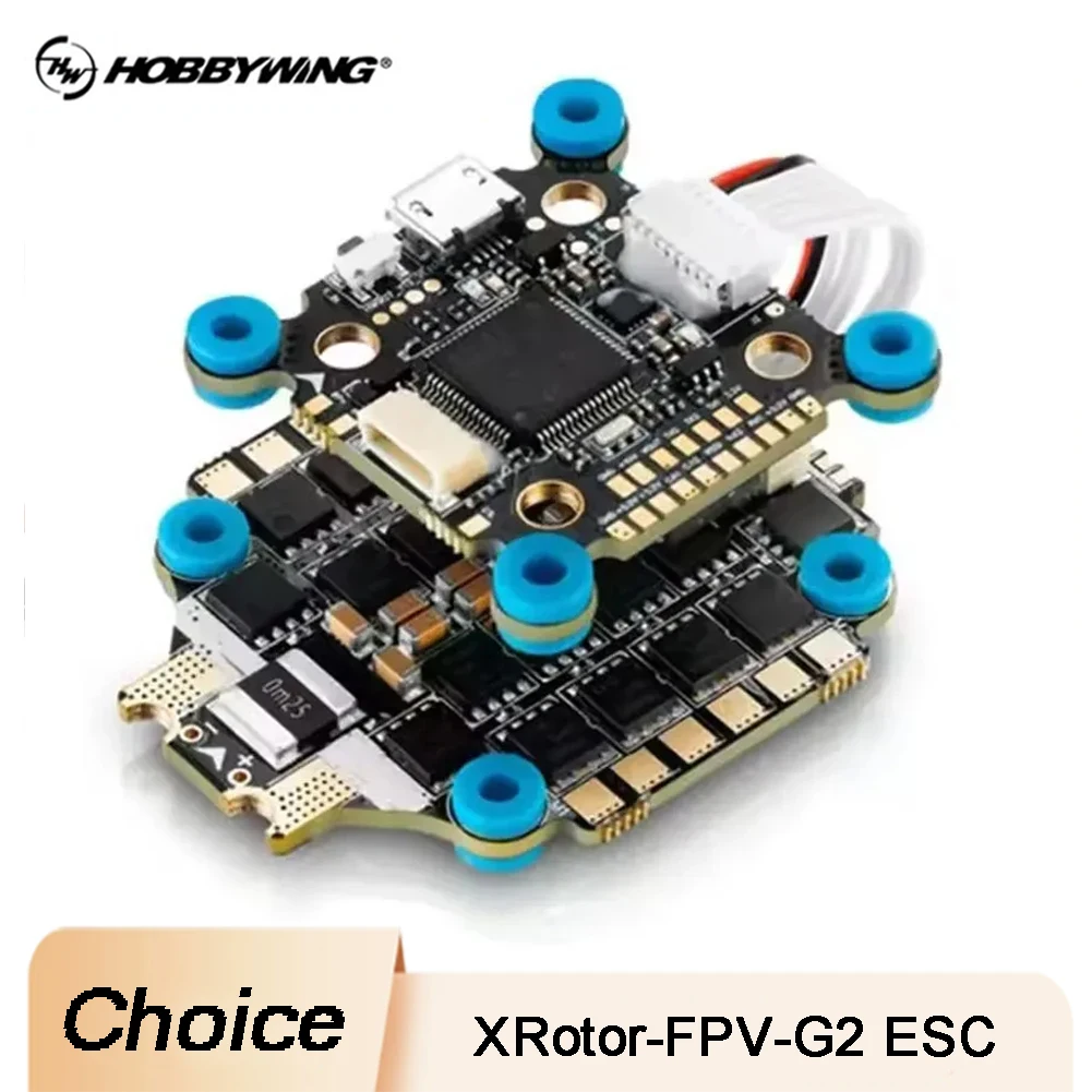 

Hobbywing Xrotor AM32 45A or 65A 4in1 G2 ESC 3-6S & F7 Convertible Flight Controller Combo for RC FPV Racing Drone