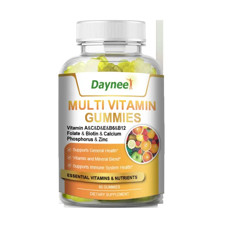 1 Fles Multi Vitamine Gummies Gezondheidsvoedsel