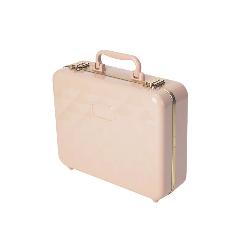 

Professional portable cosmetic case with lamp LED follow-up case dimmable with mirror