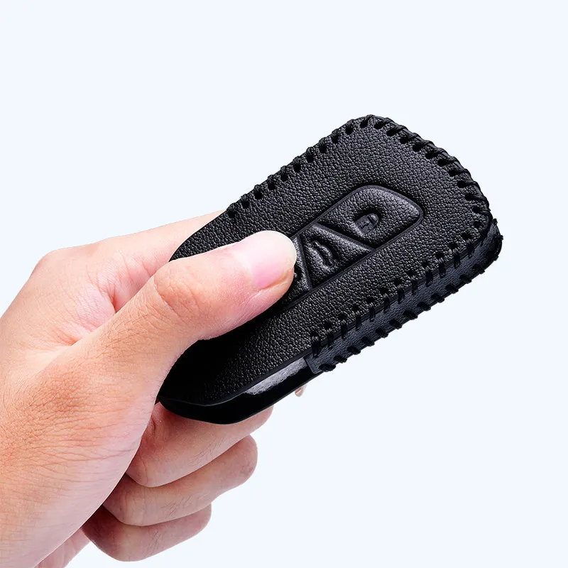 2026 Newest Key Cover for Volkswagen Talagon 380/450 TSI Genuine Leather Fob Case with Key Ring for Men