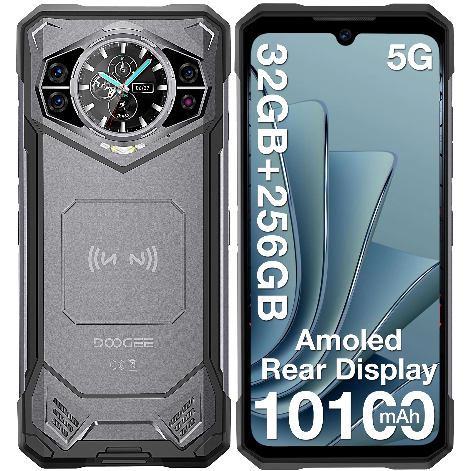 Global Version DOOGEE S200 5G Rugged Phone 32GB 256GB 1.32