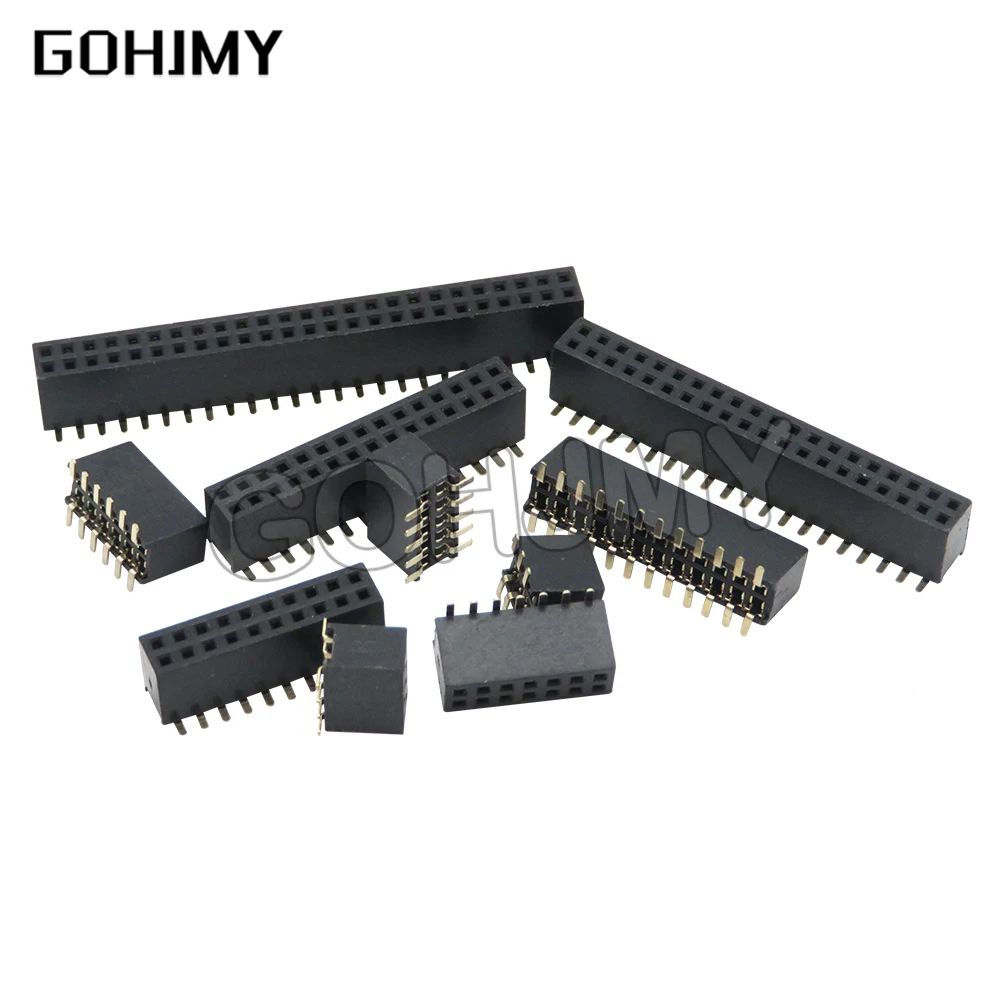 10PCS SMT 1.27mm 1.27 Dwurzędowe żeńskie złącze wtykowe płytki PCB Złącze wtykowe Pinheader 2*5 2*10 2*8 2*7 2*20 2* 3-50P — zdjęcie produktu 5