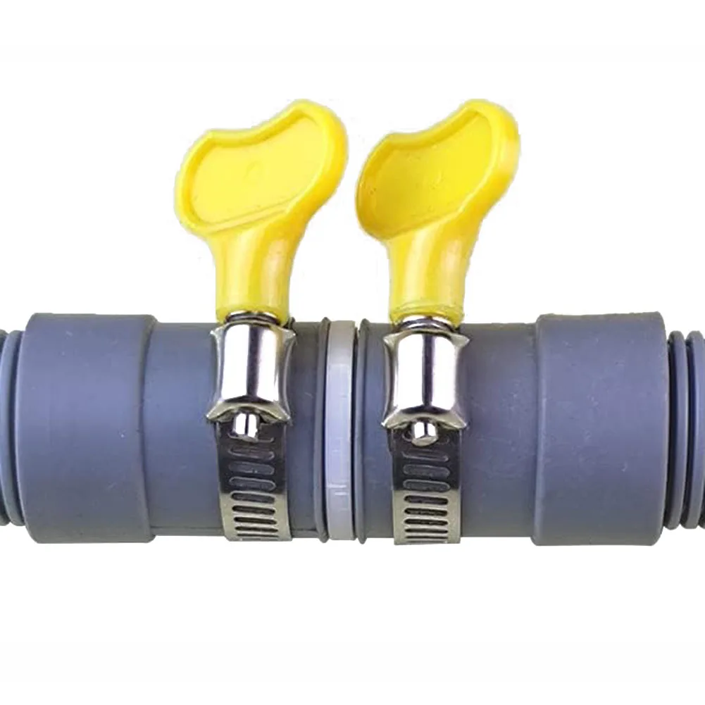 

Комплект серых соединительных зажимов для шлангов слива кондиционера, посудомоечной машины и стиральной машины, с удлинителем, для замены