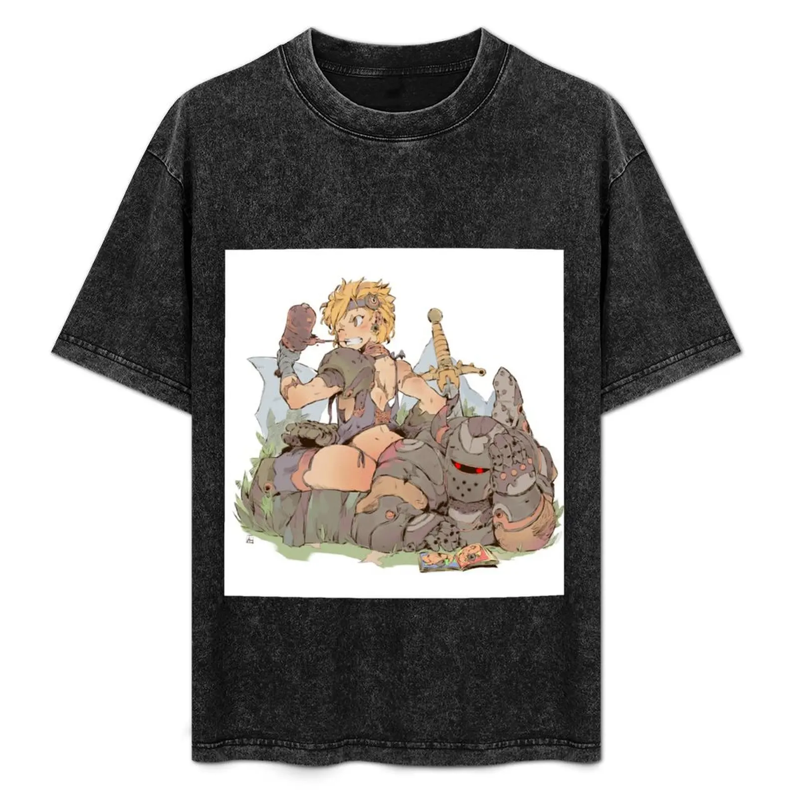 

Armored Girl T-Shirt oversizeds summer clothes oversized t shirt tees t shirts for men graphic