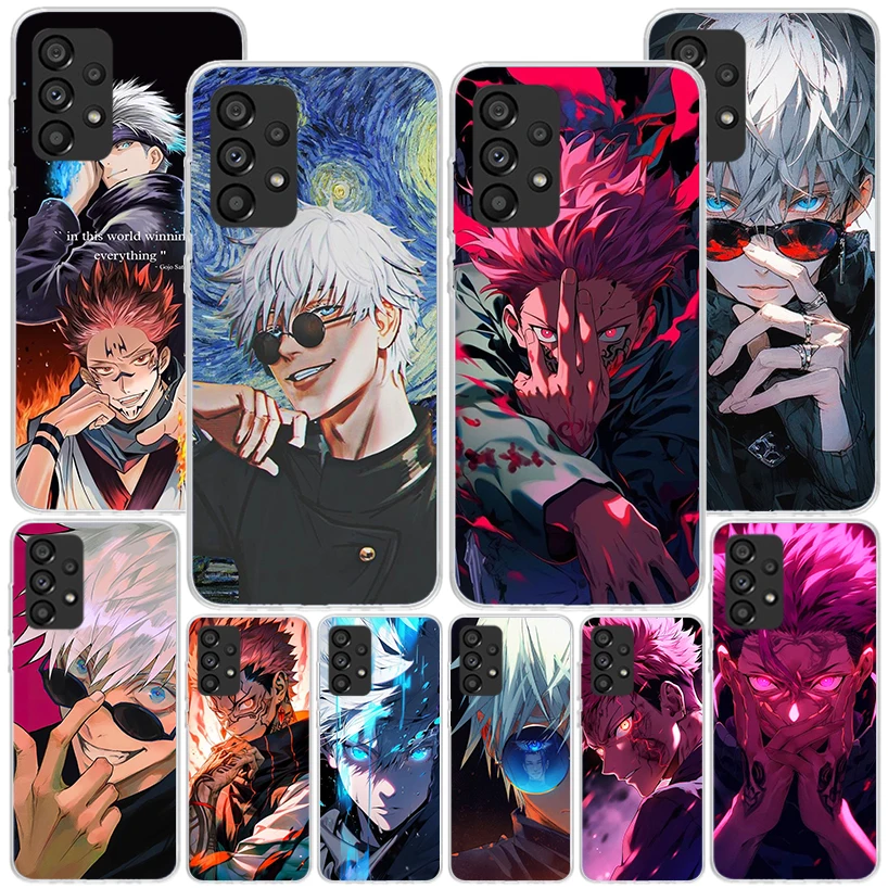 Hot Anime Jujusu Kaisen Phone Case For Samsung Galaxy A15 A14 A13 A12 A55 A54 A53 A52 A35 A34 A33 A32 A25 A24 A23 A22 A05S A04S