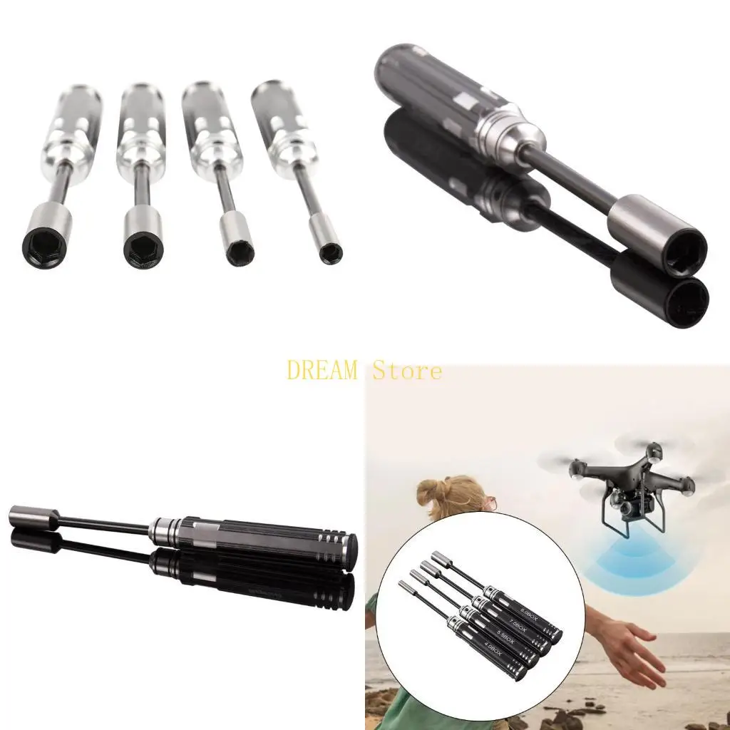 

4 шт. 4/5,5/7/8 мм торцевые ключи, отвертка, гайковерт из углеродистой стали для DIY, лучшая распродажа