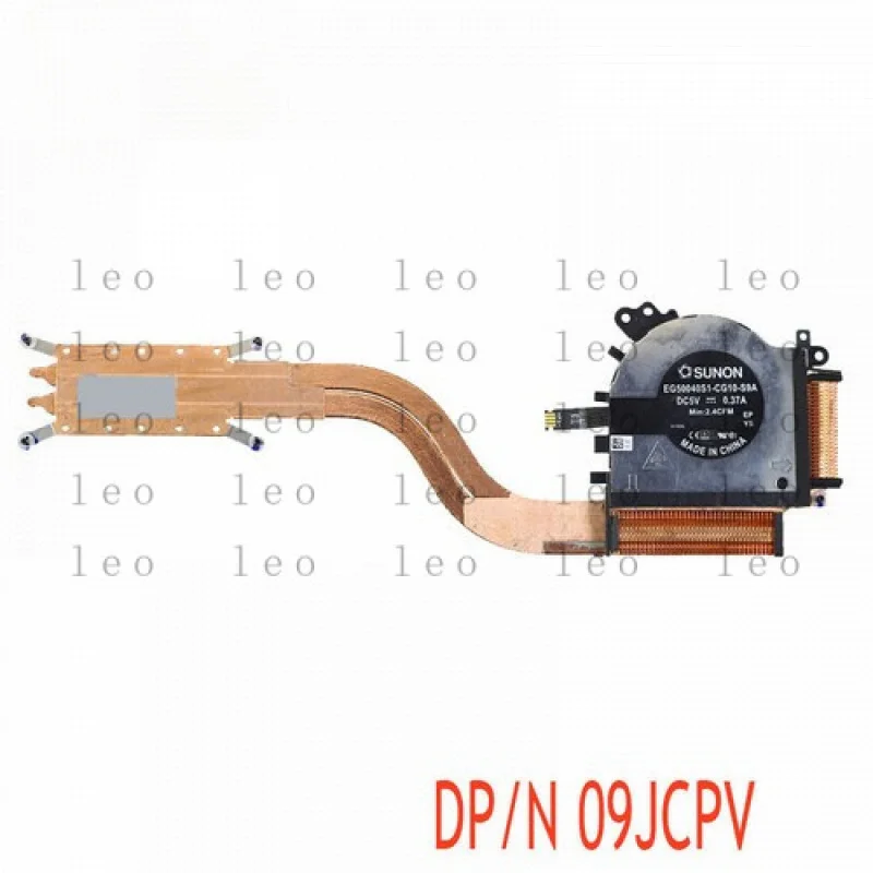 PP  Laptop CPU Heatsink Fan For Dell Latitude 12 7210 2-in-1 09JCPV 9JCPV AT2TN001ZA