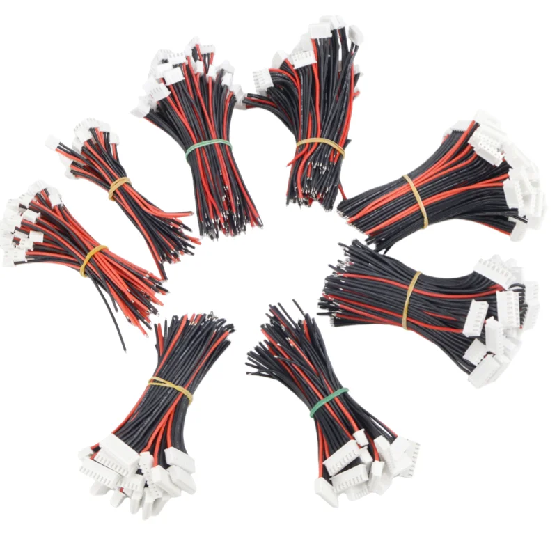 5 Stück/Set 1S 2S 3S 4S 5S 6S 7S 8S Lipo-Akku-Balancer-Ladekabel IMAX B6 Anschlusskabel 10cm Einzelkopf-Kabel