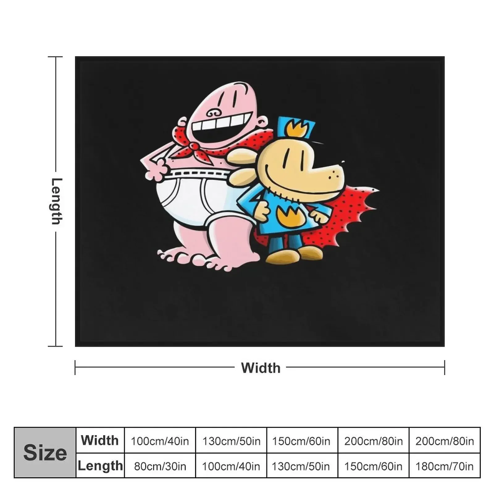 Mens Funny Captain Underpants Throw Blanket Loose Sofas Soft Plush Plaid Flannel Blankets