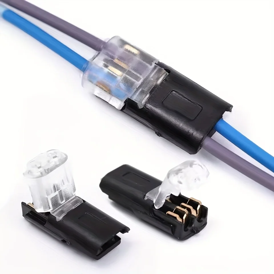 Connettore Elettrico Impermeabile 1/2/3 Pin per Automobili - Striscia di Terminali Sigillata e Anti Polvere Connessione Cavo Elettrico AutoConnettore 1 Pin Auto Terminale 2 Pin Impermeabile Connettore 3 Pin Sigillato S