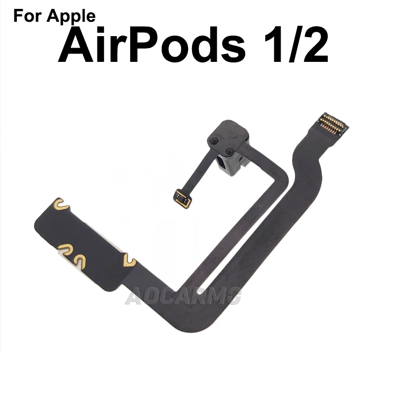 Aocarmo For Apple AirPods 1 2 A1602 Battery Box Charging Case Light Flex Cable Repair Part