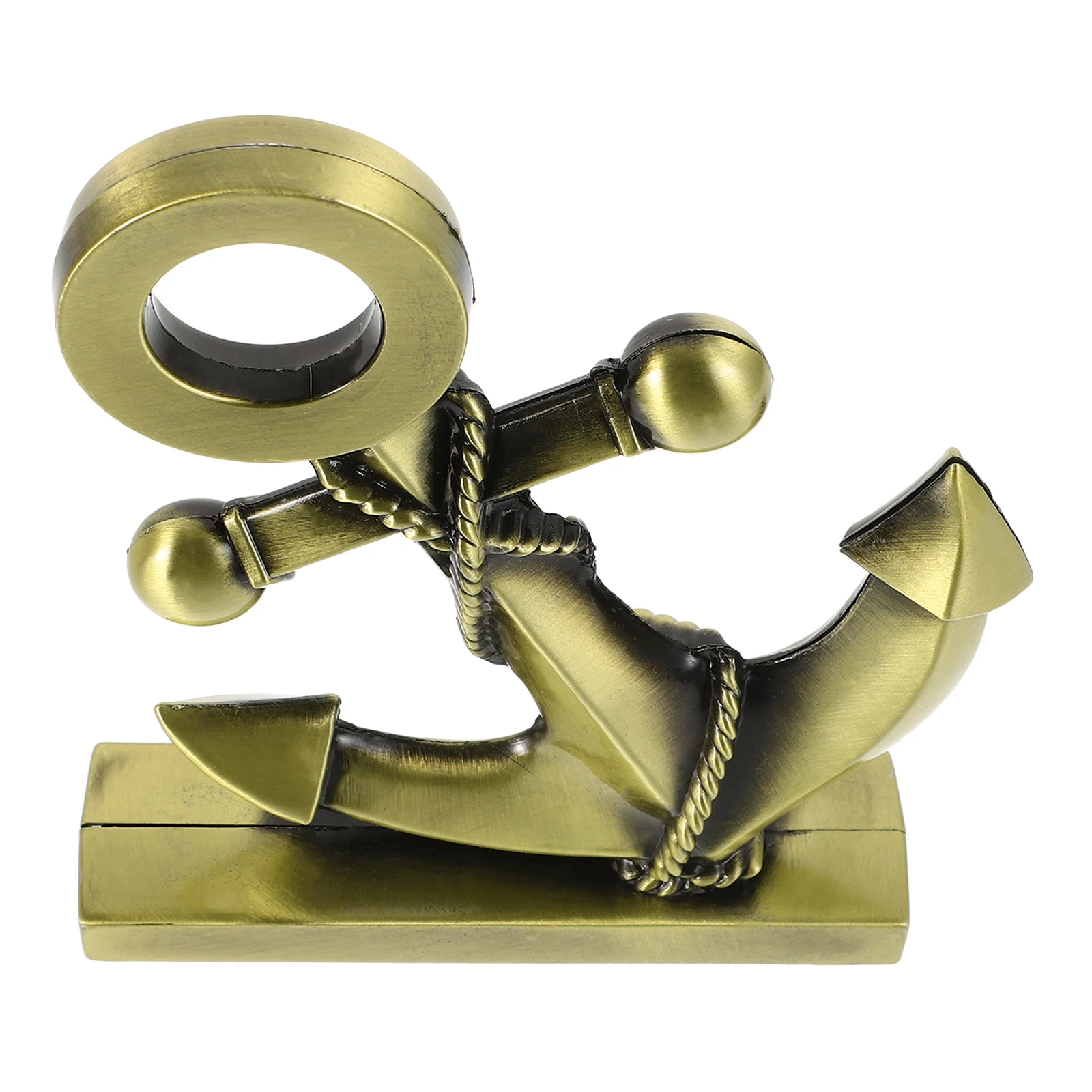 

Anchor Shaped Alloy Figurine Vintage Mediterranean Style Home Decor Bathroom naments Nautical Decoration Gifts