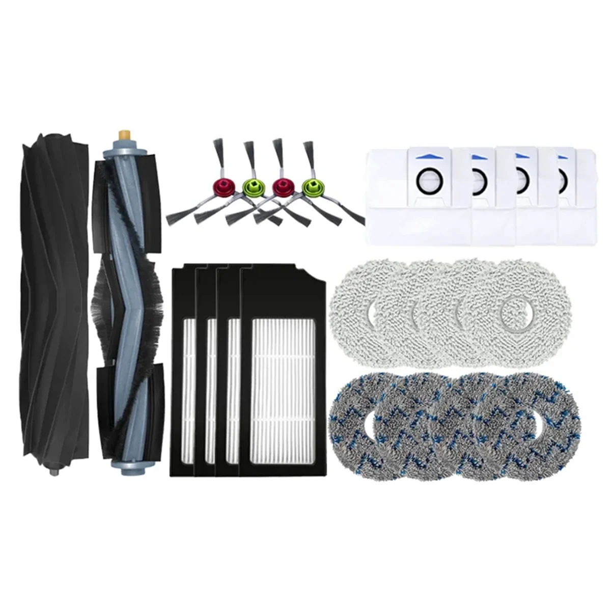 

B75A для робота-пылесоса T10/X1 OMNI/TURBO, основная боковая щетка, фильтр Hepa, швабра, тканевый мешок для пыли