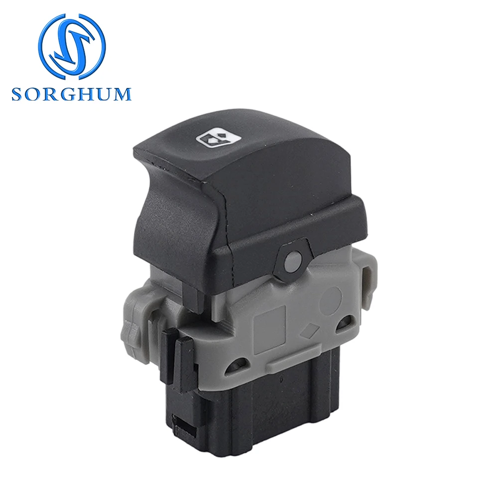 SORGHUM 8200214936 8200002451 6 Pins Window Control Single Switch Button For Renault Twingo II Clio III Modus 2005-2014