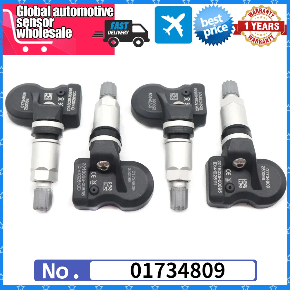 

Система контроля датчика давления в шинах TPMS 01734809 для Geely Emgrand PHEV EV500 EV450 ICON Vision X3 S1 Coolray 17-24 433 МГц