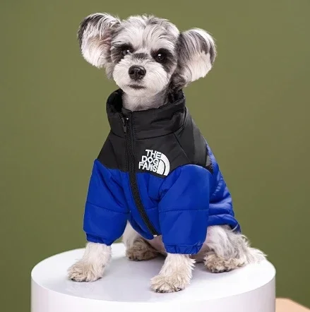 Spot Vestiti per animali domestici Marchio alla moda Ricamato Cane Autunno e inverno Vestiti di cotone Vestiti per animali Addensato Caldo Imbottiture Teddy Abbigliamento