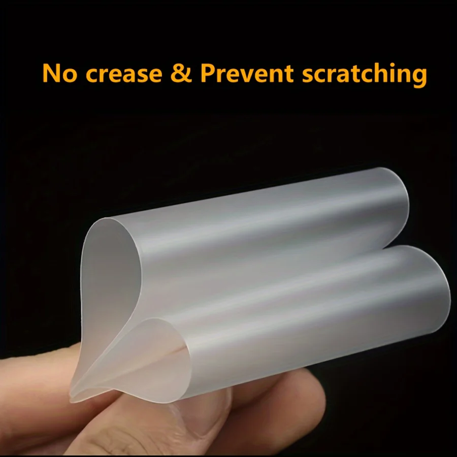 100packs Hot Laminating Pouches & 5.31*3.74in, Protective Film Can Seal Photos, Transparent Film-plastic Film