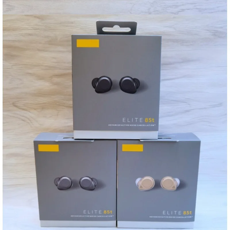 سماعات بلوتوث لاسلكية حقيقية في موسيقى ستيريو للأذن مناسبة لجودة الصوت العالية Jabra Elite 85t