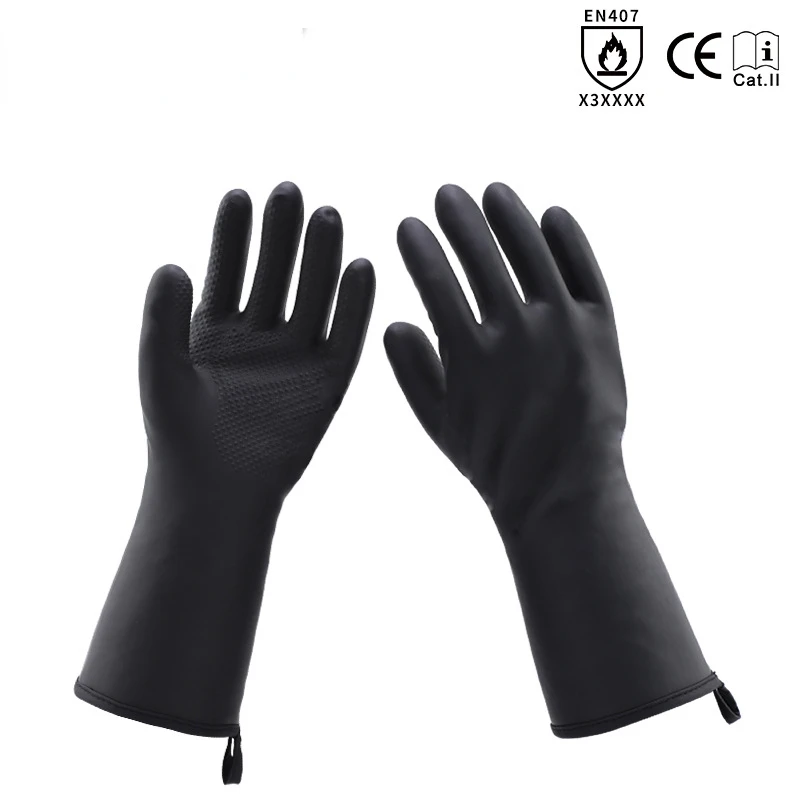 Kitchen Gloves High Temperature 350 Degrees Water Vapor Waterproof Oil Splash Non-slip Heat Insulation Hand Gloves