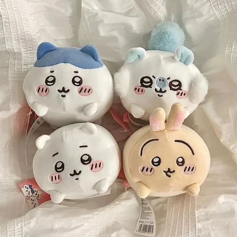 MINISO Chiikawa Stacked High Series Plush Doll Cute Usagi Hachiware Soft Pillow Cartoon Ornament Children's Toy Christmas Gift