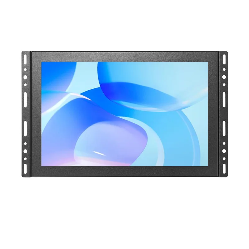 1920*1200 10.1 Inch Metal Case IPS Resistive Capacitive Touchscreen Monitor With VGA HDMI USB BNC AV Multi Interface