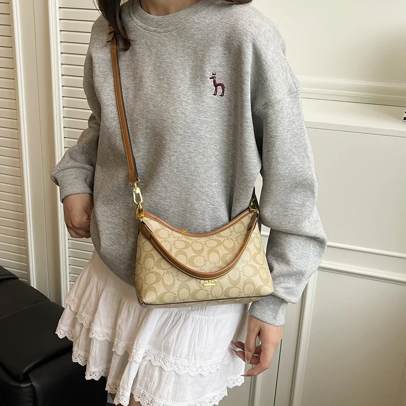 Новая женская сумка через плечо на молнии, классическая модная сумка через плечо с ремешком-цепочкой, роскошная дизайнерская вечерняя сумочка