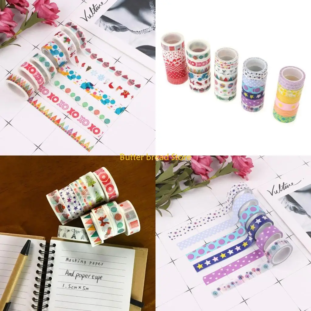 w89c-scrapbooking-лента-рождественская-стикеры-ручной-работы