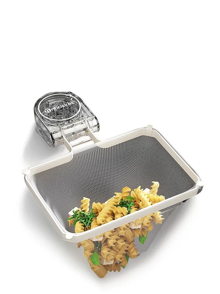 

Kitchen Sink Filter Rack Suction Cup Iron Drain Filter Screen Household Strong Load-Bearing Foldable Upright Sink accessories