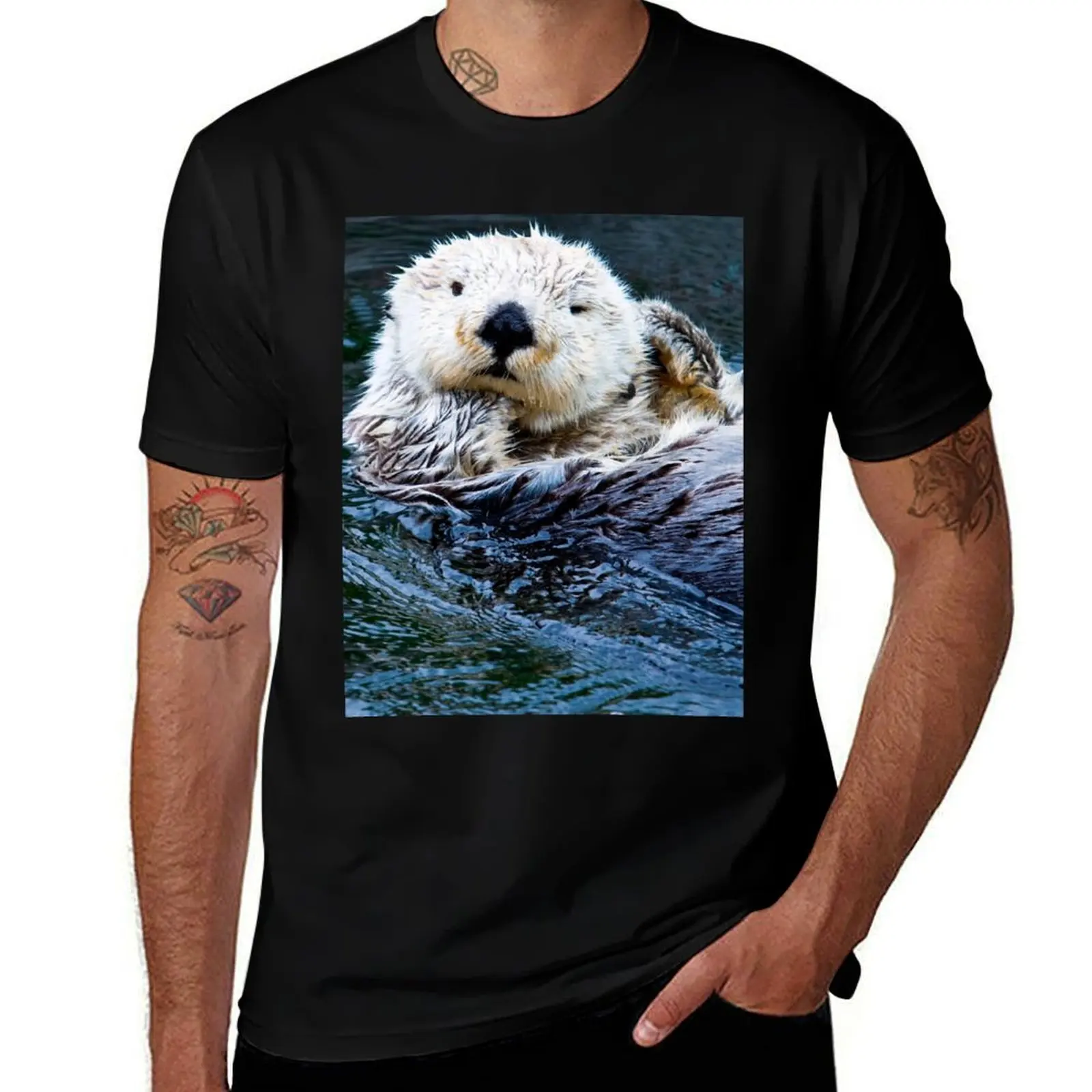 T-shirt Otterly Blissful, t-shirt décontracté pour le travail
