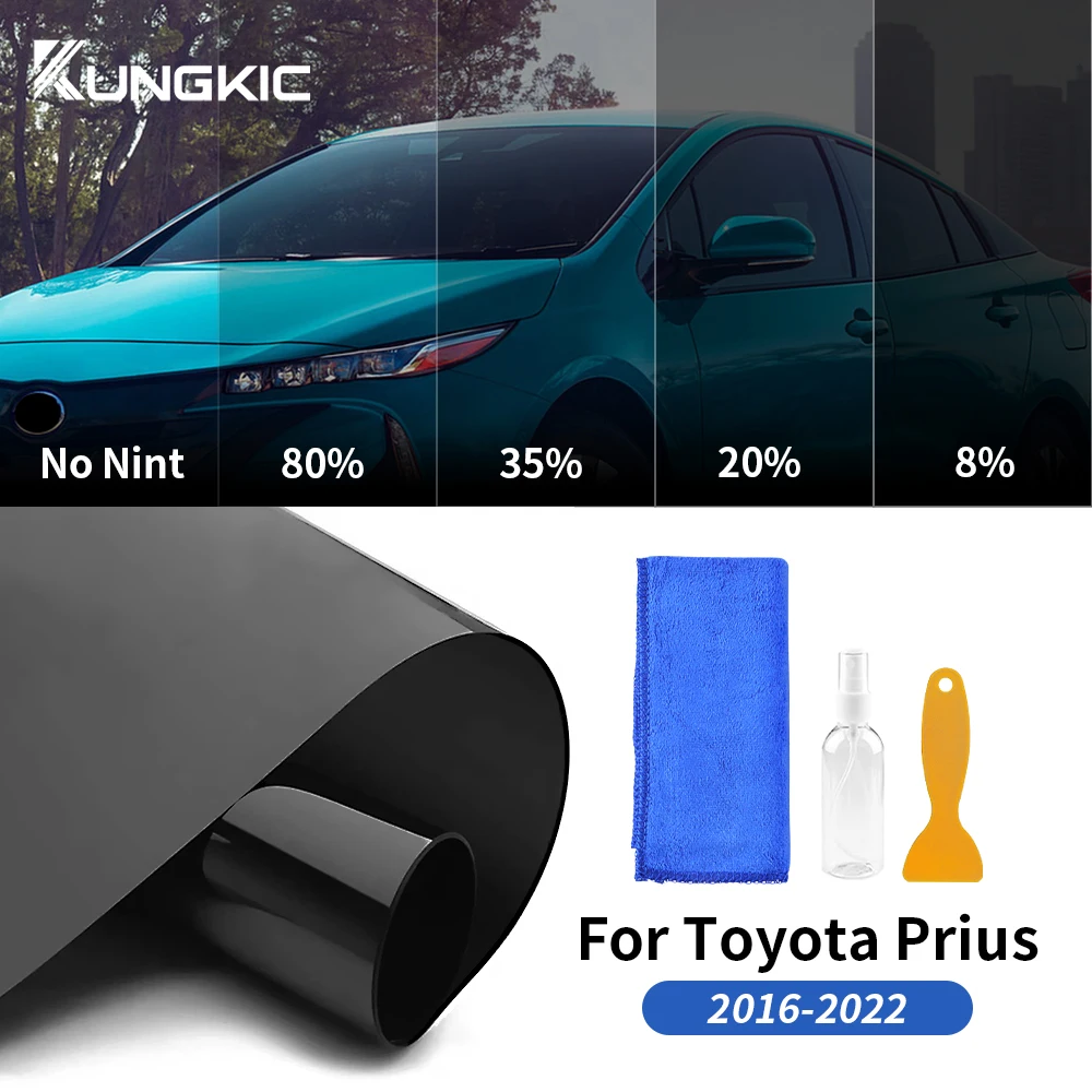 

For Toyota Prius 2016-2022 Car Side Window Foil Accessories Film Glass Tint Explosion Solar Protection UV % Protector Sticker