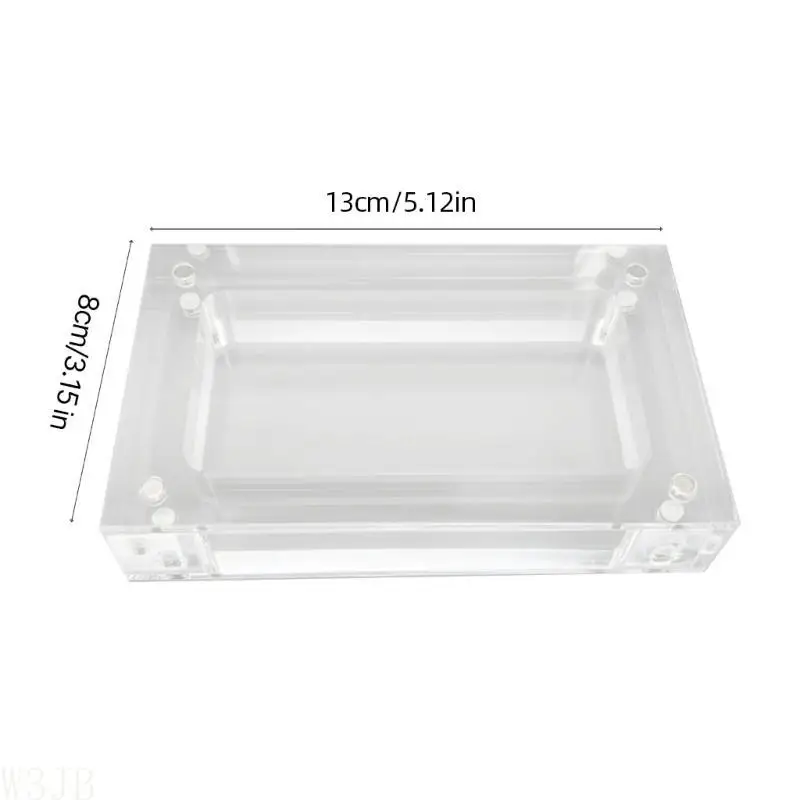 W3JB Schützende Hartschalen-Spielekonsole, hochtransparente Acryl-Aufbewahrungsbox für – Detail 6