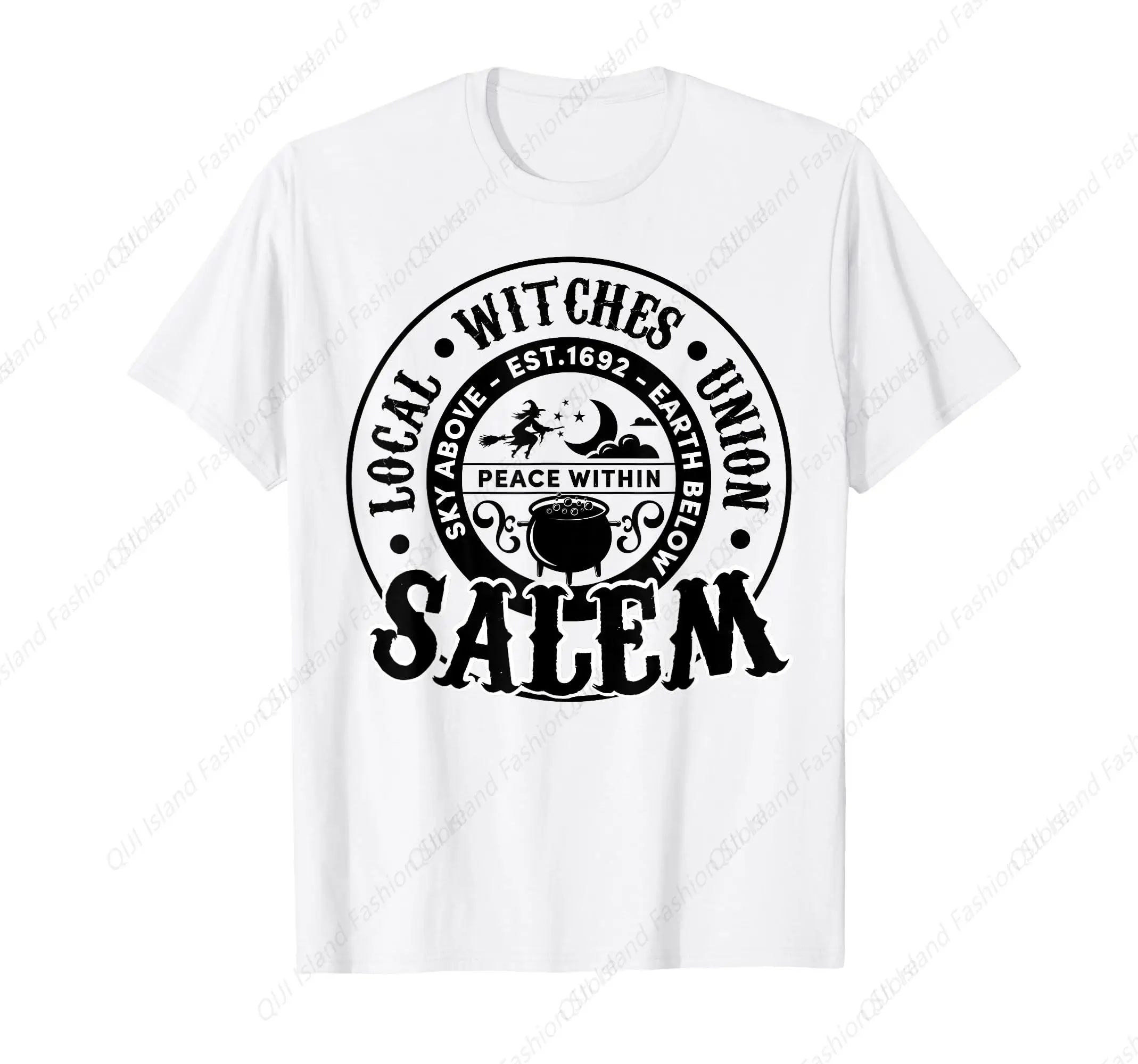 

Salem Local Witches Sky Above Earth 1692 Halloween T-Shirt