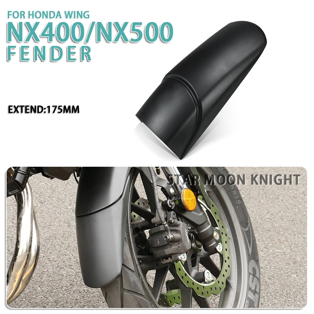 Motorcycle  Accessories For Honda NX400 NX500 2023 2024 NX 400 NX 500 Mudguard Extension Splash Front Fender Hugger Extender