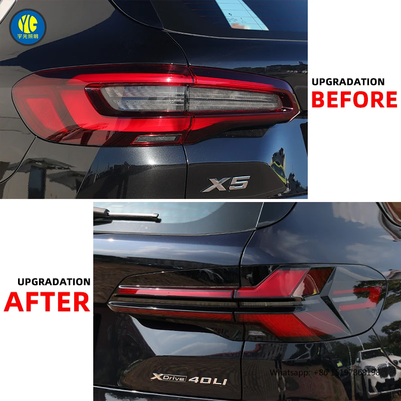 Plug and Play ด้านหลังสําหรับ Bmw X5 G05 ไฟท้าย 2019-2023 G18 อัพเกรดใหม่ไฟเลี้ยวซ้ายและขวา