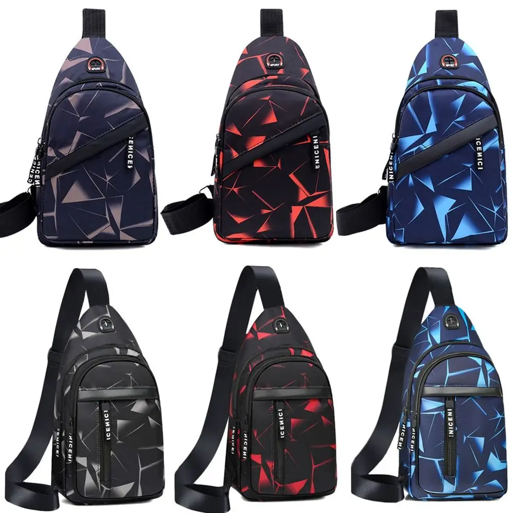 

Men Women 2-Layer Chest bag Fashion Travel Outdoor Cross Body Bag Multipurpose Gift Shoulder Sling Backpack