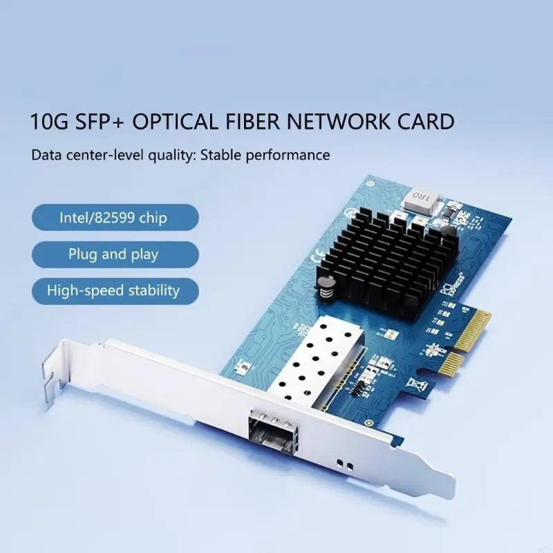 4x7e PCIe 4x 10Gbps Ethernet Card Single SFPS -poort voor database virtualisatie -applicaties