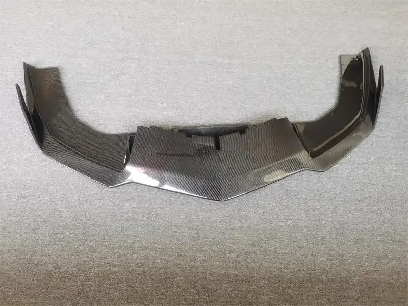 Carbon Fiber RZ Style Front Bumper Lip for Aventador LP700-4 Upgrade Front Bumper Splitter Lip Diffuser Cover Trim