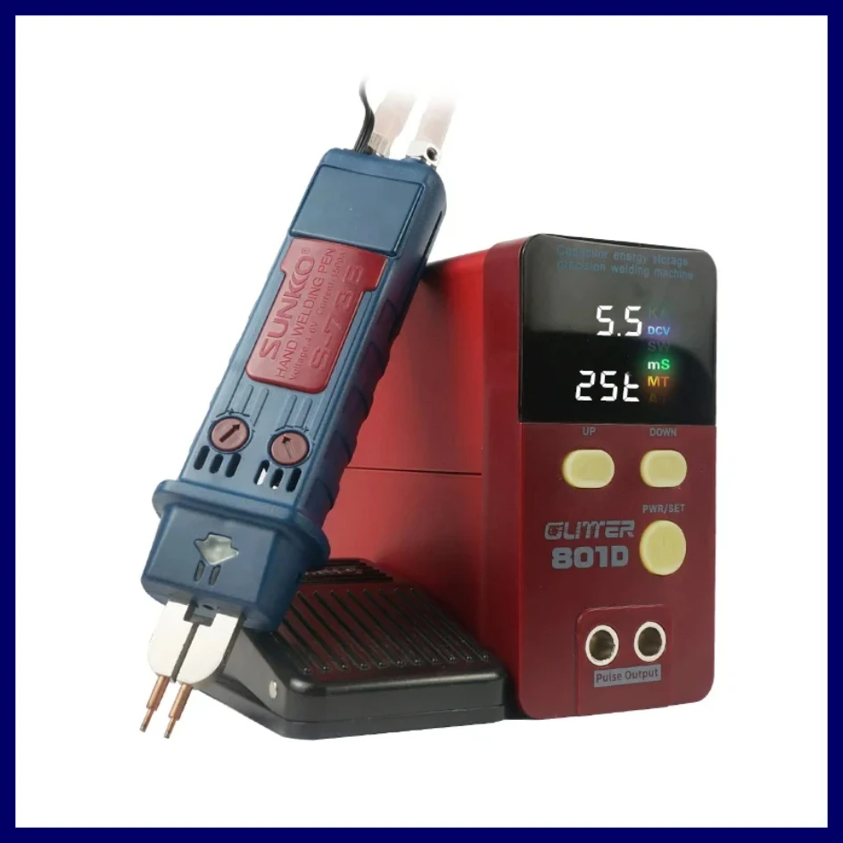 GLITTER 801D Faraday Capacity Spot Welding machine 9900KW Battery welder Spot Welder 0.2mm Pure Nickel welding 0.1-0.35mmNTYtool