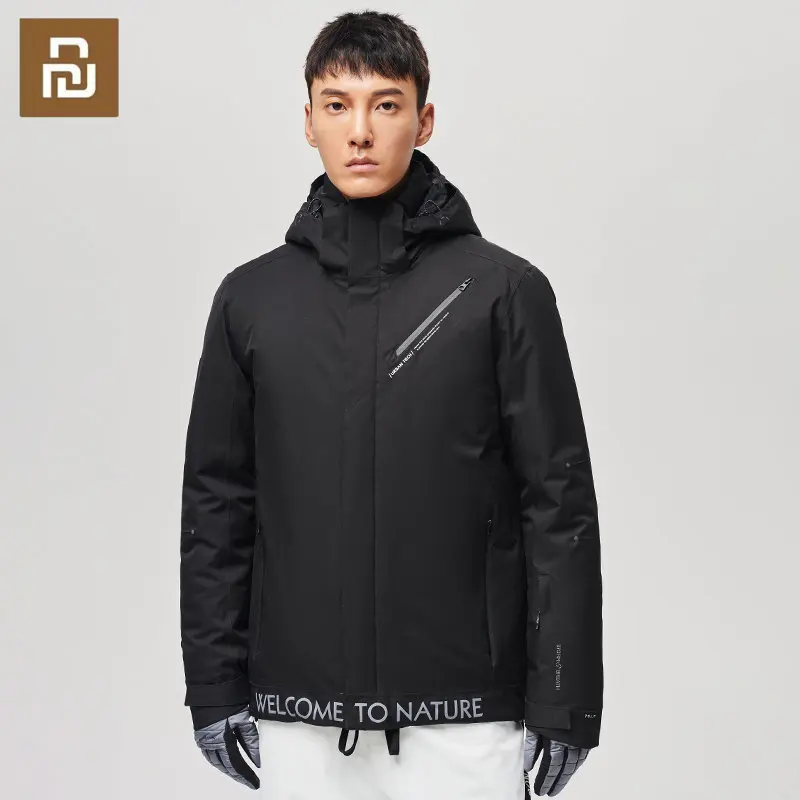 Youpin PELLIOT Ski Suit Winter Jacket Men's WaterProof Breathable Thermal Snowboard Mountaineering Clothes Outdoor Hooded Coat