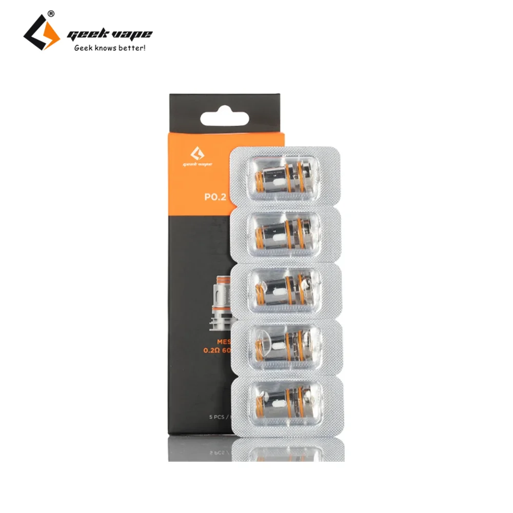 الأصلي Geekvape P سلسلة لفائف ل Aegis Boost برو (5 قطعة/الحزمة) 0.2Ohm/0.4Ohm/0.5Ohm سيجارة إلكترونية Vaping