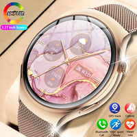 2025 New For Huawei Watch 4 Mini NFC Smart Watches Women AMOLED HD Screen IP68 Waterproof Heart Rate Tracker BT Call Smartwatch